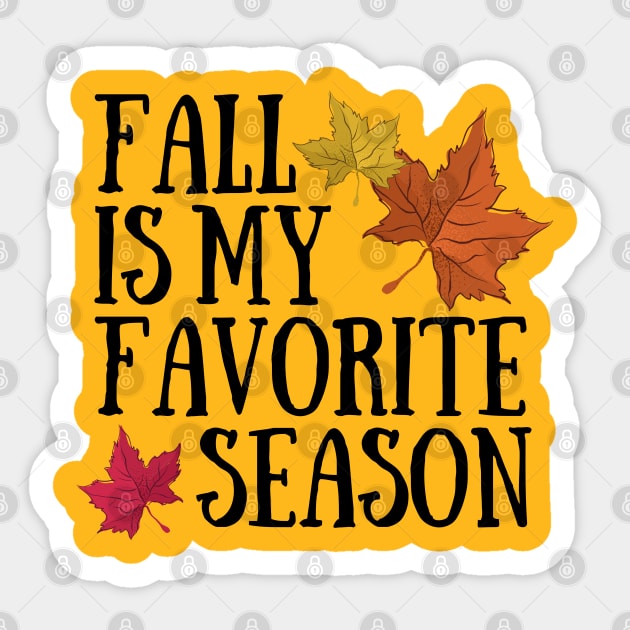 Fall is my favorite season #2 maple leaves Sticker by mareescatharsis